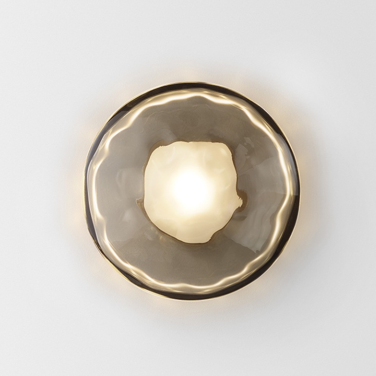 Modern Simple Specialshaped Glass Wall Lamp Nordic Living Room