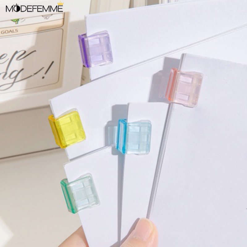 Candy Coloured File Organiser Random Clear Test Paper Holder Office ...