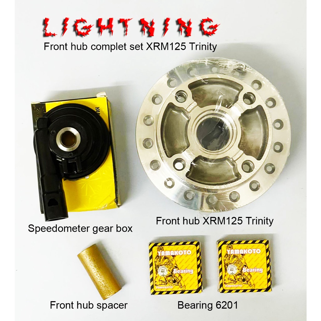 Front hub complet set XRM125 Trinity | Shopee Philippines