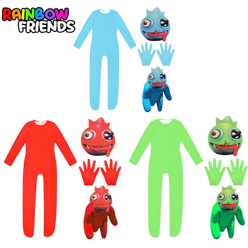 Roblox rainbow friends Cosplay Costume Yellow Monster costume jumpsuit For kids main image 1