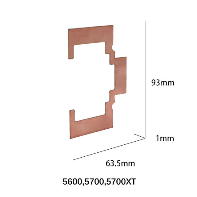 GPU RAM Copper Heat Sink For Radiator Memory Miner BTC RTX 3060 3070 3080 3090 5600 5700 GPU