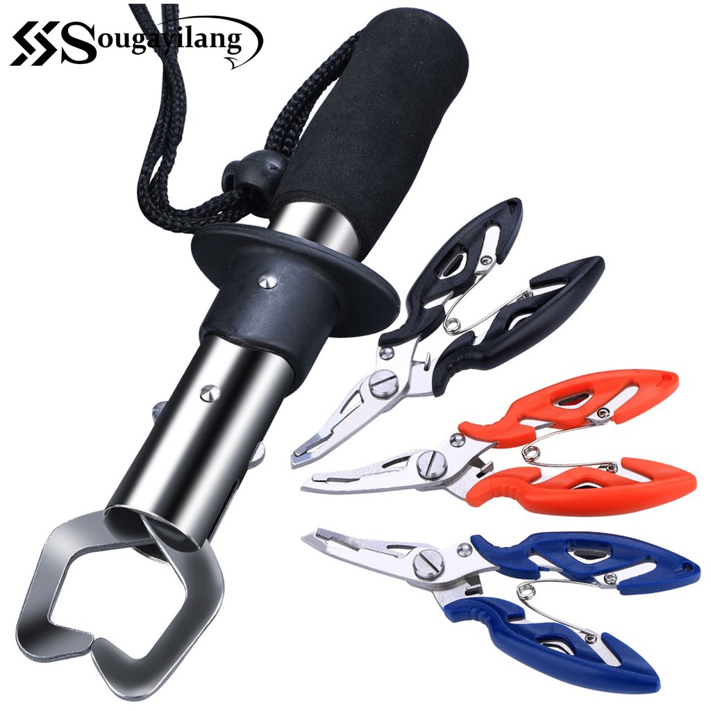 Sougayilang Fishing Control Grip And Lip Gripper Set Gear Stainless ...