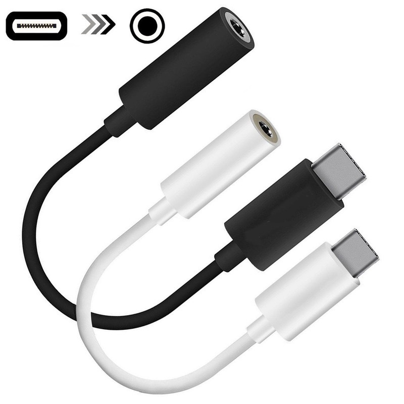 USB Type C to 3.5mm Audio Dongle Converter USBC To 3.5 Mm Earphone