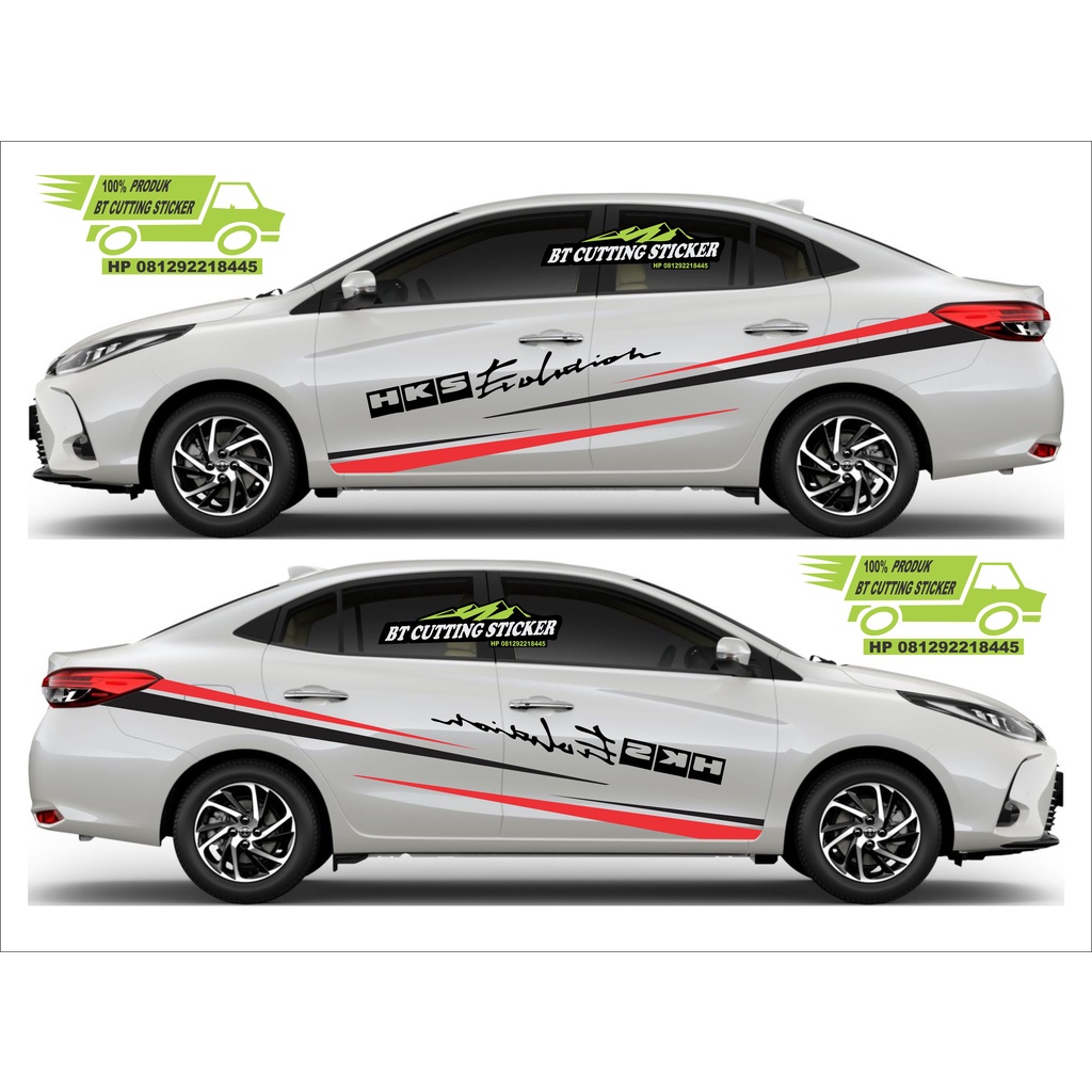 Car sticker Car sticker sticker toyota vios sticker Car vios sticker