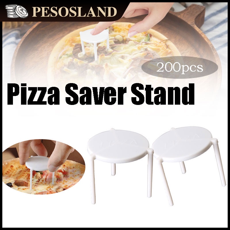 200pcs Pizza Saver Stand Pizza Tripod Pizza Box Fixing Rack White ...