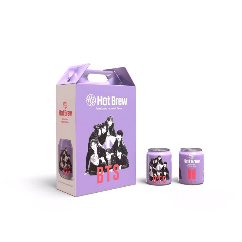 BTS Hot Brew Americano Hazel Nut 238ml | Shopee Philippines