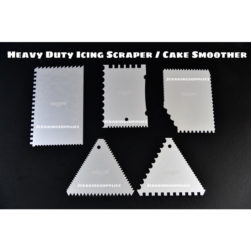 Heavy Duty Icing Scraper Cake Smoother Aluminium Alloy Icing Scraper