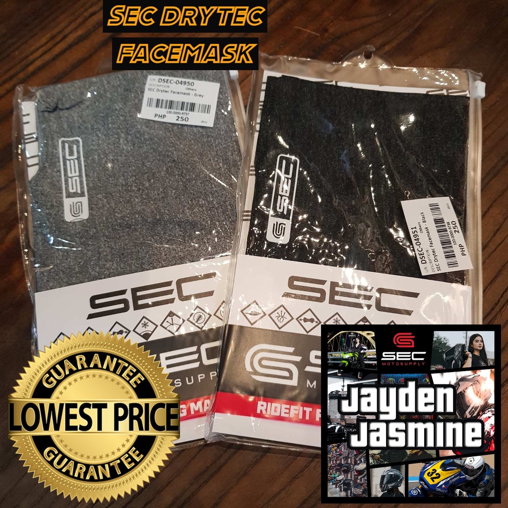 Sec drytec facemask (original sec brand) | Shopee Philippines