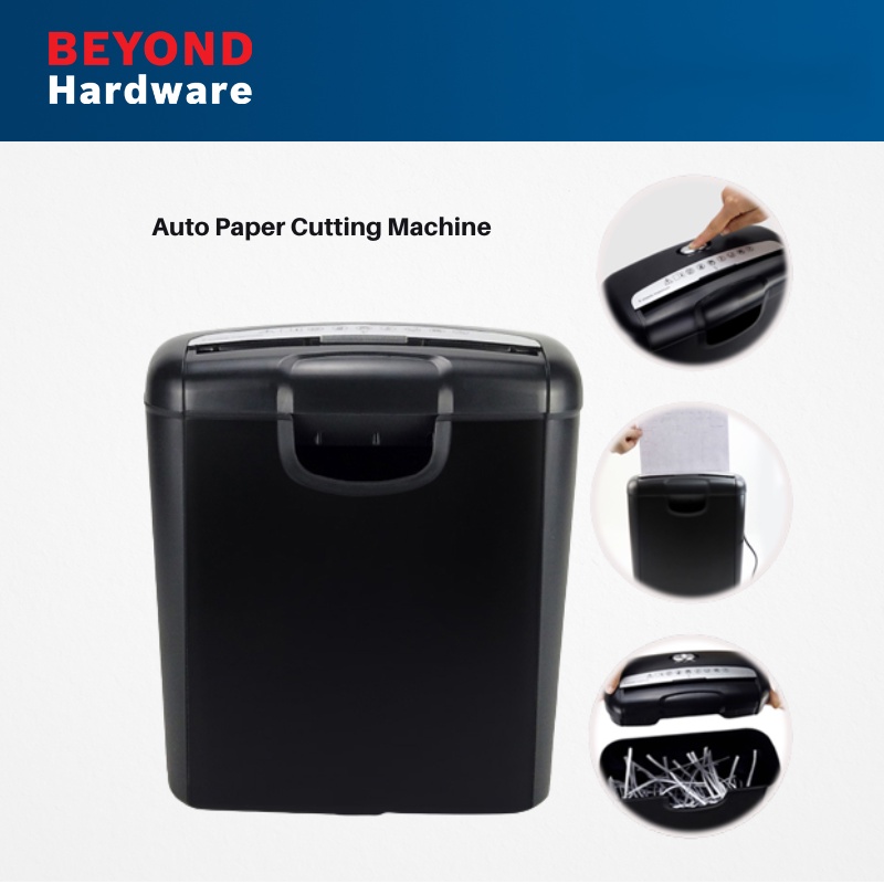 Paper Cutting Machine Straight Cut Paper Shredder 6 Strip Cut For Home ...