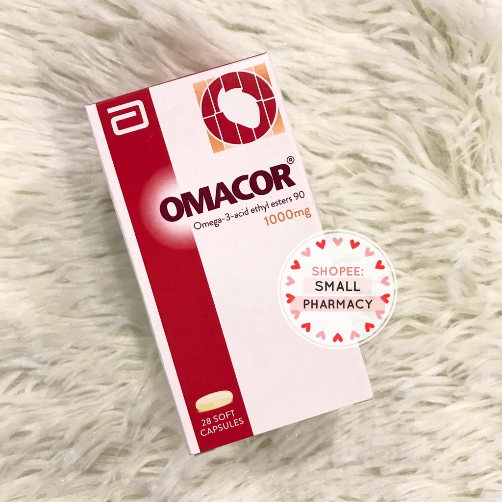 OMACOR omega-3 Fish Oil 1000mg 28's (soft capsules) | Shopee Philippines