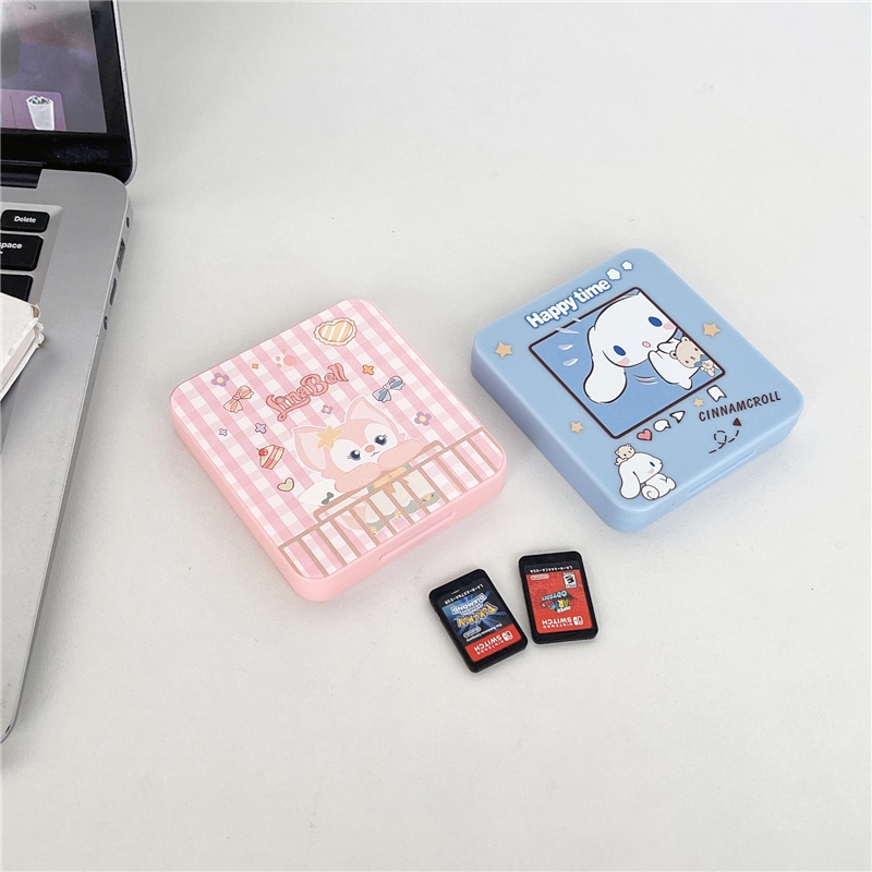 Cute linabell Cinnamoroll Nintendo Switch Game Case [12 Card Slots ...