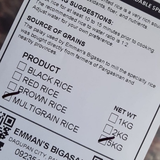 5KG Pack Multi Grain Rice [Emman's Bigasan] | Shopee Philippines