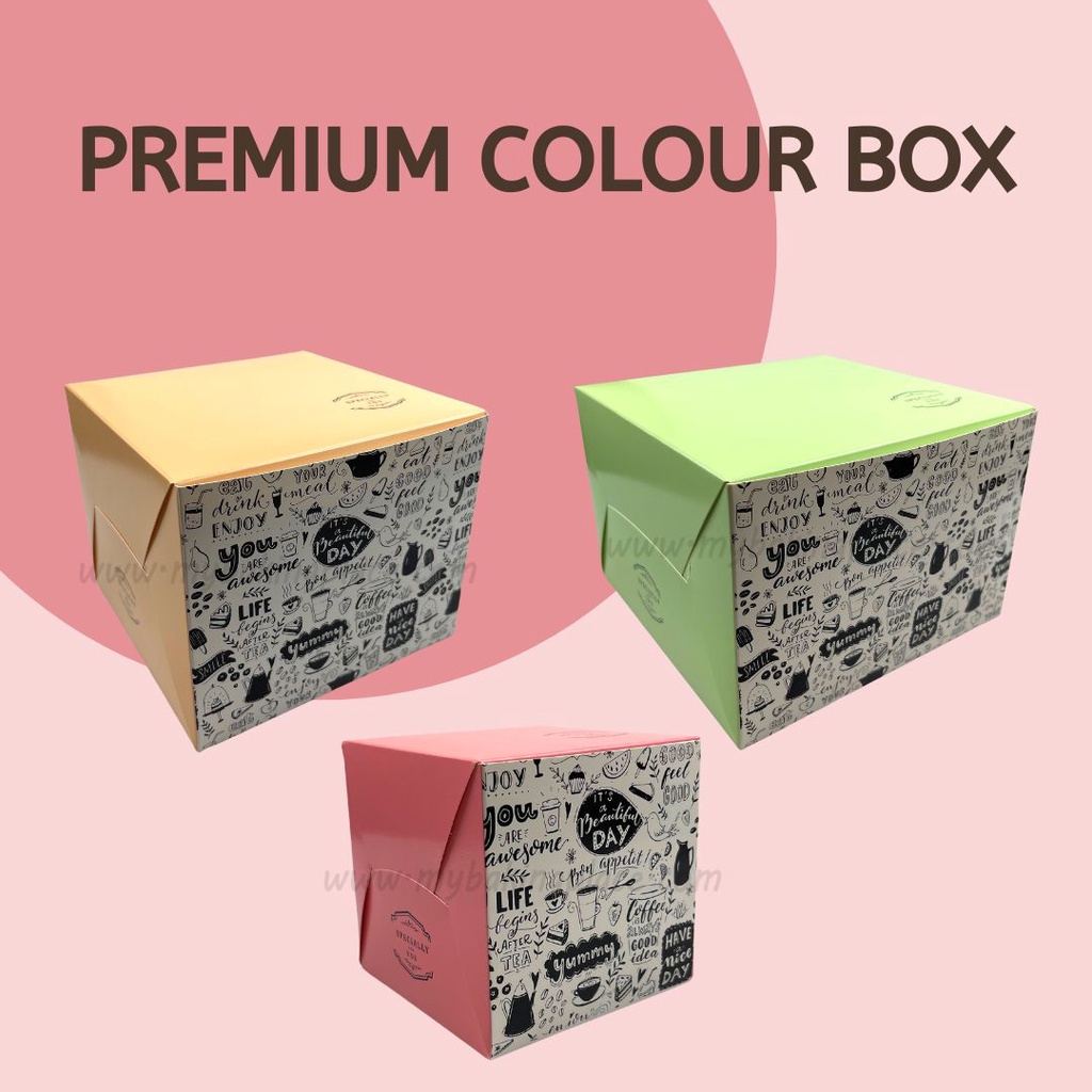 Premium Cake Box Cake Box Color Box Cake Box Tall Cake Box Printed Box ...
