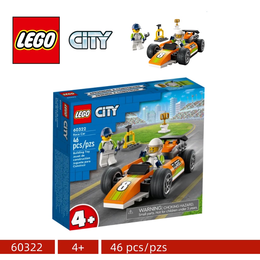 LEGO City 60322 Race Car LEGO | Shopee Philippines