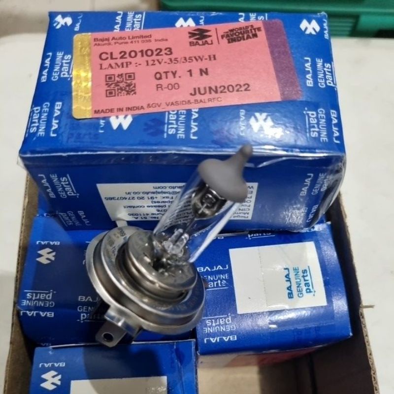 Bajaj CT100 Head Light bulb H4 type (Genuine) Shopee Philippines
