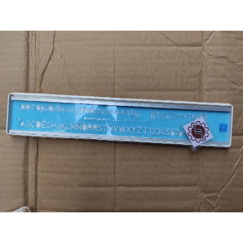 Letter Ruler, Letter Screen Printing, Staedtler Letter mall | Shopee ...