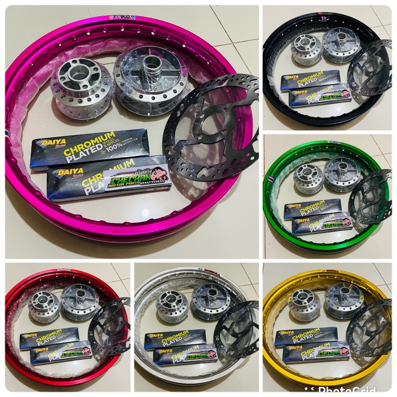 THAILAND RIMSET SMASH 115 / RAIDER J 115 WITH LIGHTEN DISC OR WITH OUT ...