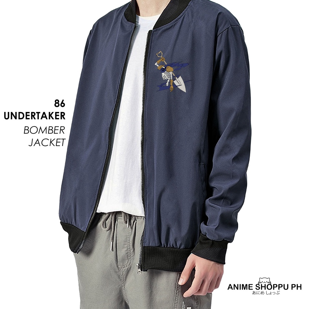 86 Undertaker Bomber Jacket | Motorcycle Anime Jacket UNISEX | Shopee ...