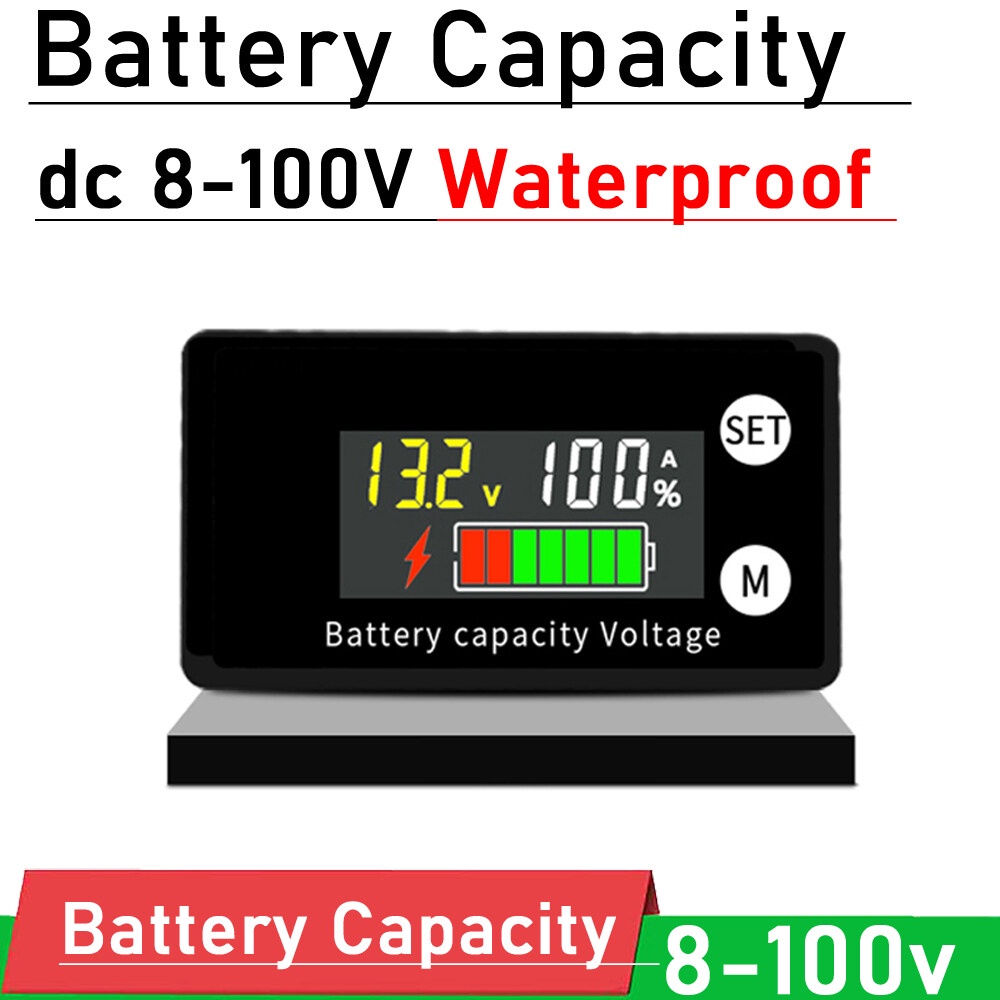 Battery Capacity Dc 8v 100v Volt Meter Power Display Monitor Lithium Li Ion Lifepo4 Lead Acid 5122