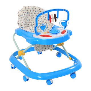 Child Care Baby Walker 8 Wheeler Musical Walker Foldable