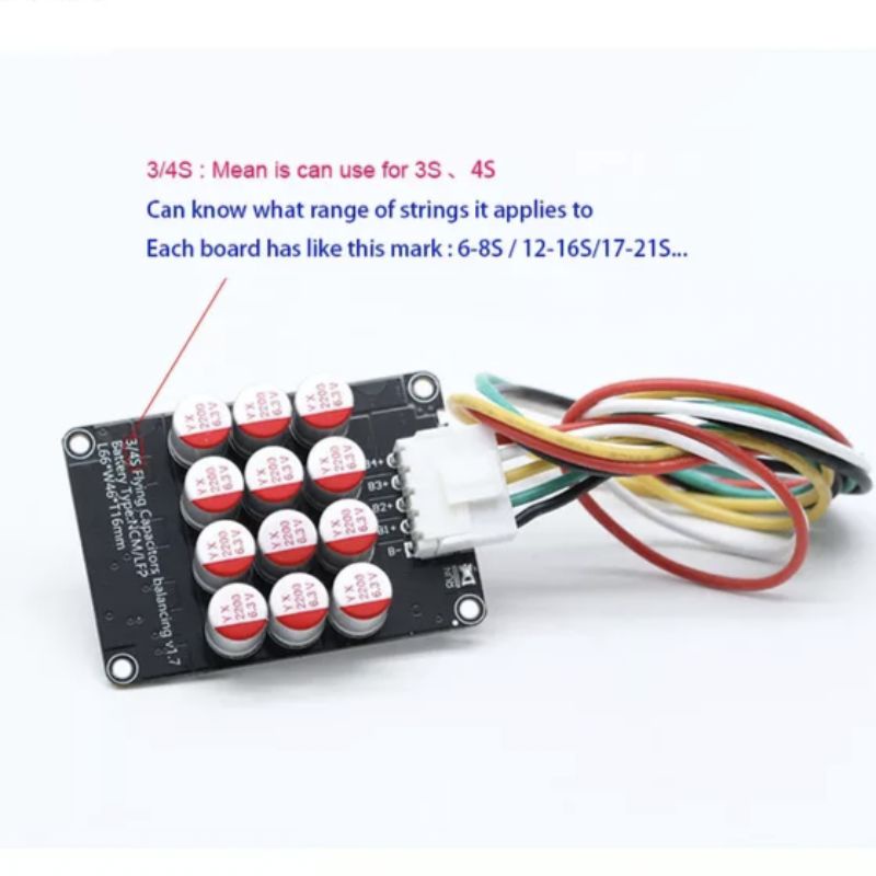 3s 4s 5s 6s 7s 8s ACTIVE BALANCER FLYING CAPACITOR BALANCING Shopee