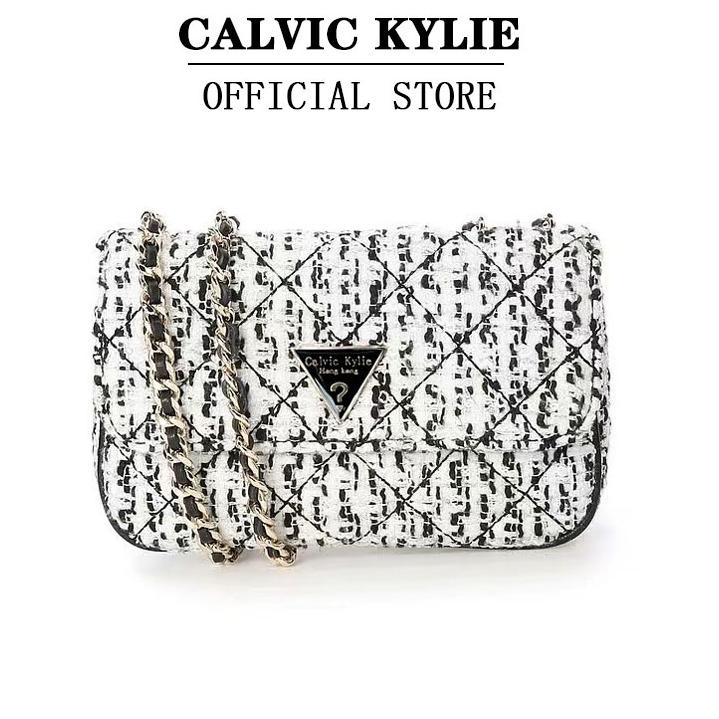 G10D [CALVICKYLIE] NEWEST WOMEN'S BAG /SLING BAG TWEED KNITTED CALVIC ...