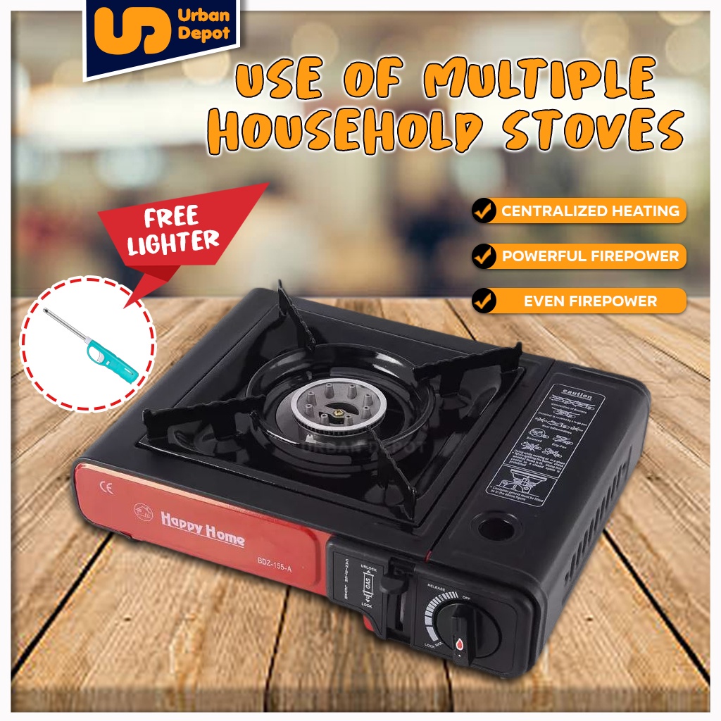2 IN 1 DUAL USE Portable Gas Stove Mini Butane Gas Stove LPG Gas Stove
