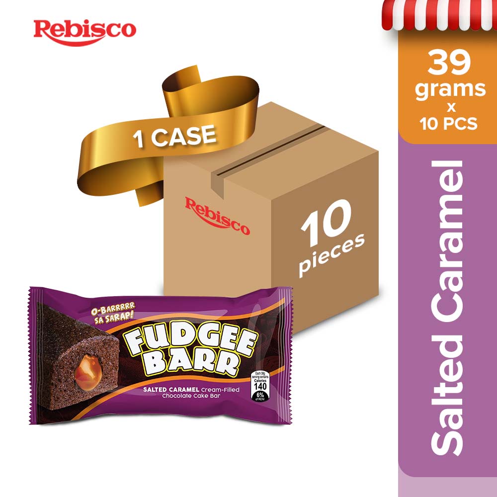 Favorite Bundle Fudgee Barr Salted Caramel 39G x 10pcs Shopee