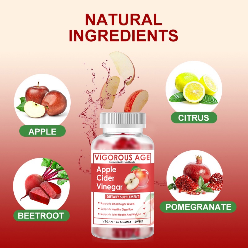 melatonin gummies ※Vigorous Age Apple Cider Vinegar Gummies Weight Loss
