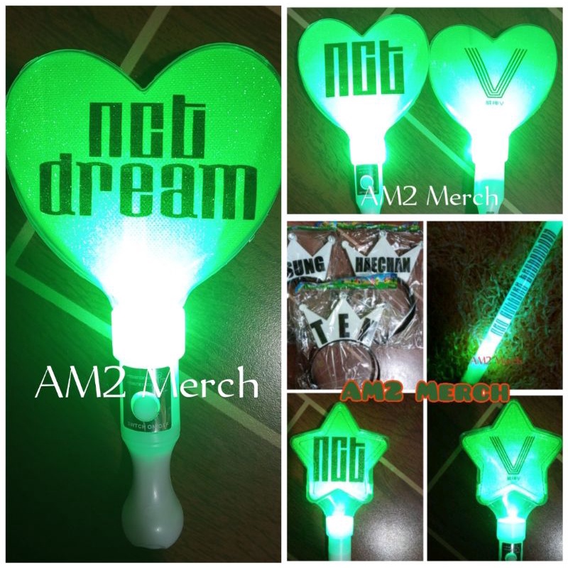 NCT LED Crown penlight headband and penlight lightstick stick Read