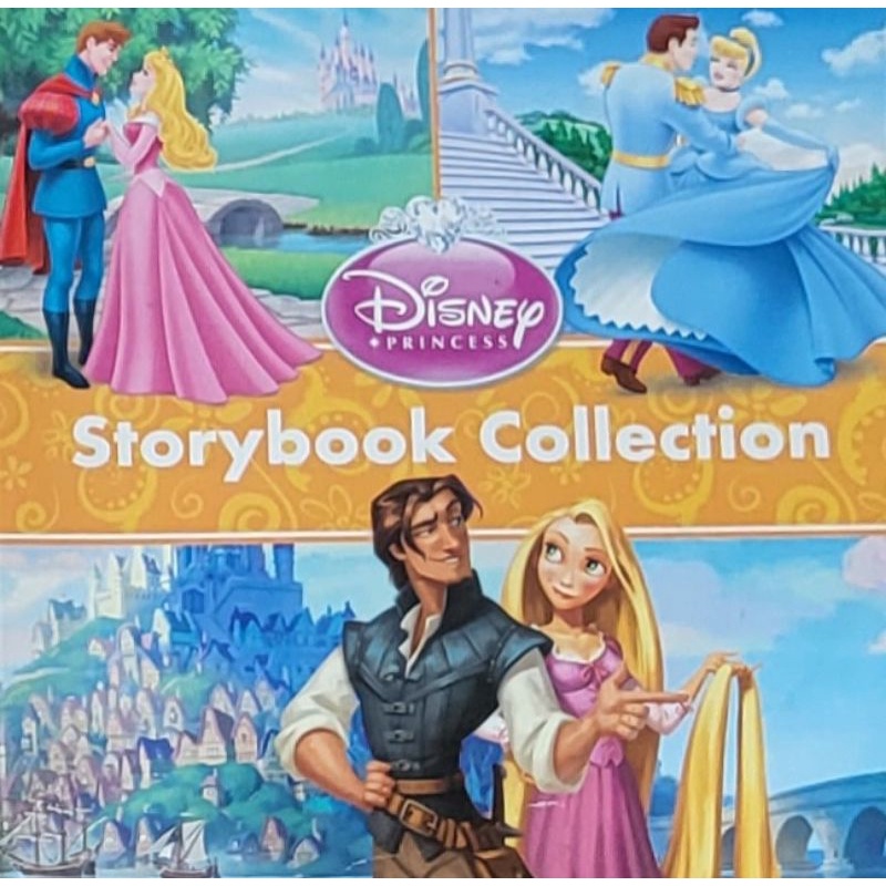 Disney Princess Storybook Collection 2 Cinderella, Aurora and Rapunzel ...