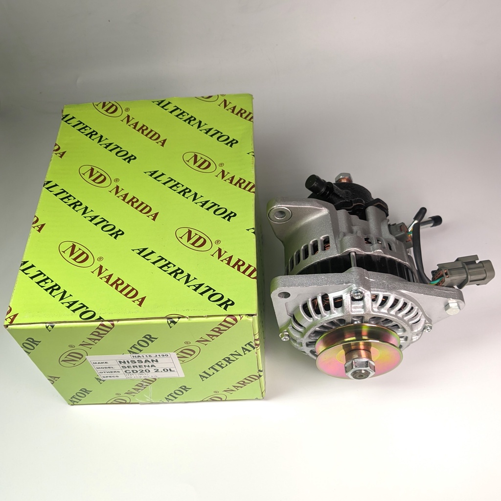 Narida Heavy-Duty Alternator Fits Nissan Serena CD20 CD20T | Shopee ...