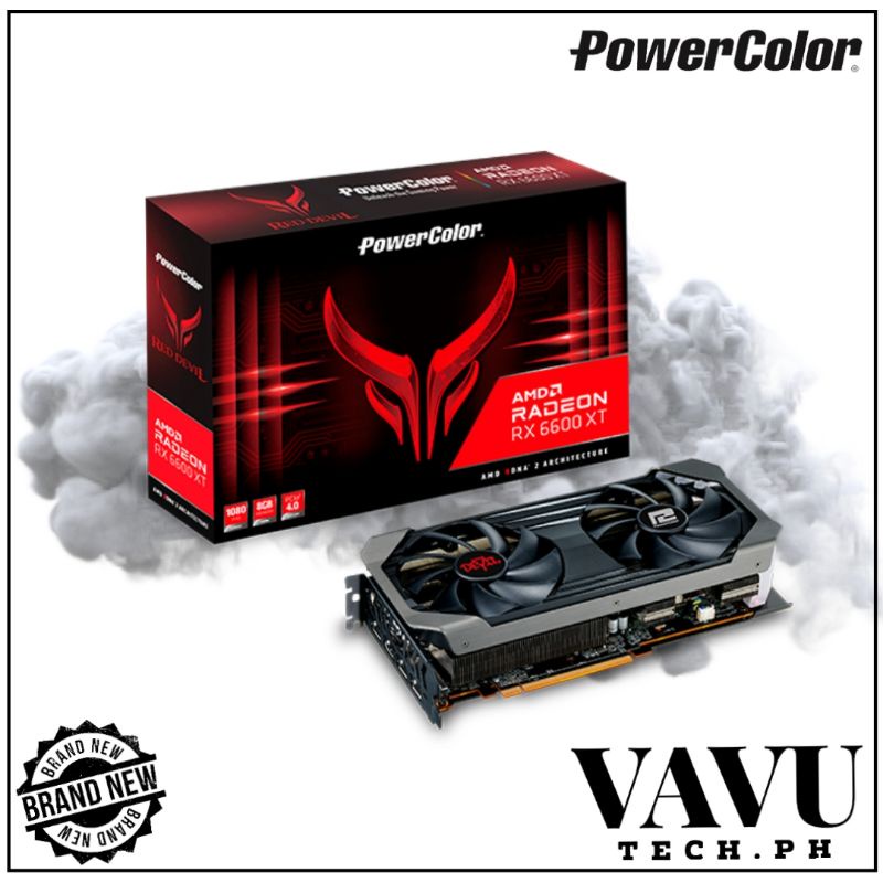 PowerColor Red Devil AMD Radeon RX 6600XT 8GB GDDR6 Video Graphics Card ...