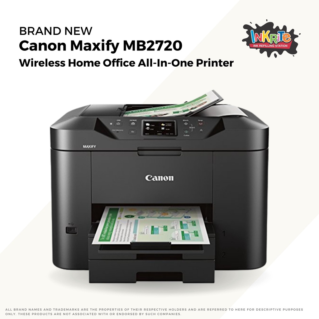 Brand New Canon Maxify MB2720 AllInOne Printer Shopee Philippines