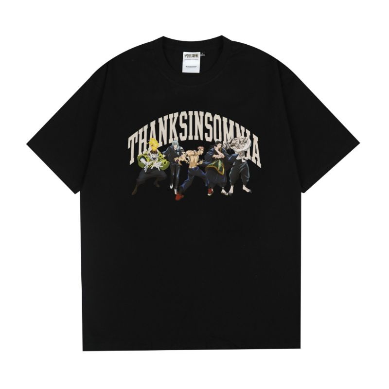 T Shirt Thanksinsomnia X Jujutsu Kaisen GRUSKA VILAINS | Shopee Philippines