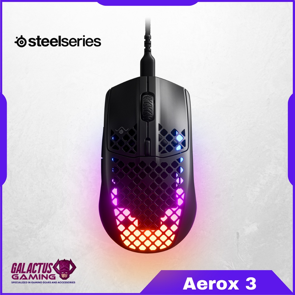 SteelSeries Aerox 3 Ultra Lightweight RGB Gaming Mouse | Shopee Philippines