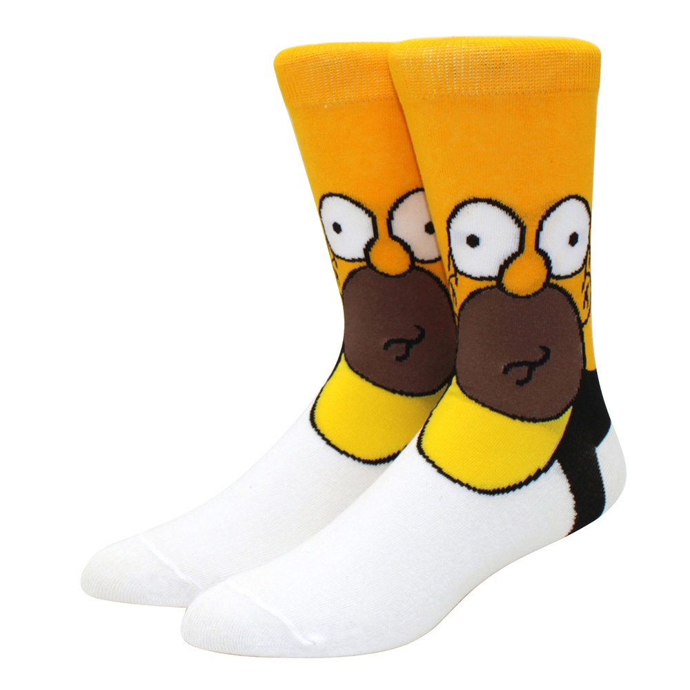 Men's Fashion New Happy Funny Cotton Socks Colorful Crazy Cartoon ...