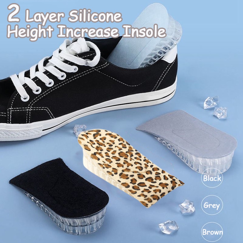 Silicone Height Increase Insole for Shoes 3.5cm Invisible Height