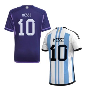 Argentina No.10 Messi Jersey (26 Yards), Argentina Soccer Jersey 2022, Messi  Shirt Short Sleeve Football Kit, Kids/Adult Soccer Fans Gifts 