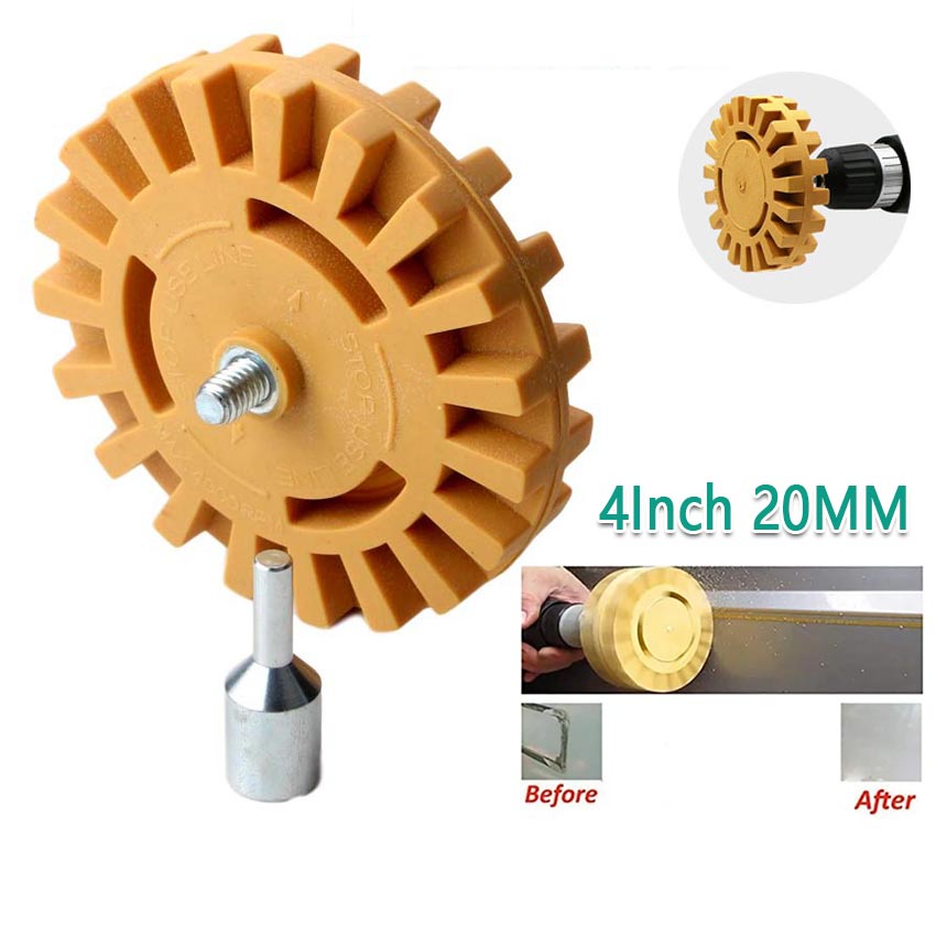 4 Inch Sticker Remover Wheel Smooth Power Drill Adapter Car Tape ...