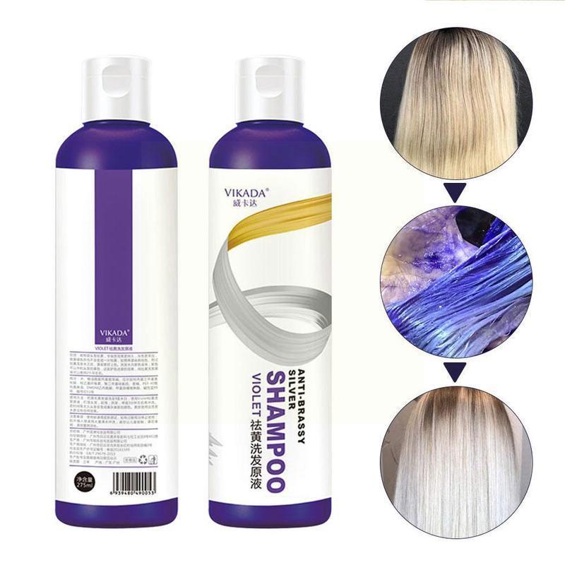 Purple Shampoo Hair Color Shampoo Hair Dye Permanent Pure Brass Toning