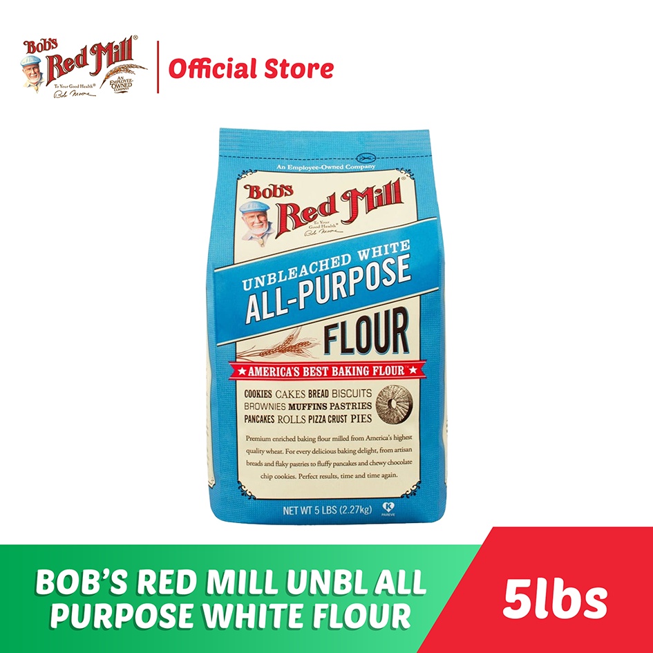 Bob S Red Mill Unbleached White All Purpose Flour 5lbs Shopee Philippines