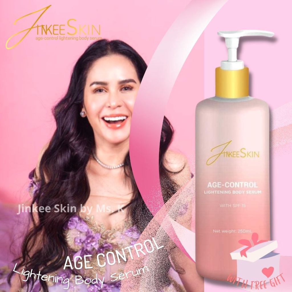 COD | JINKEE SKIN Age-Control Nano Lightening Body Serum Lotion SPF15 ...