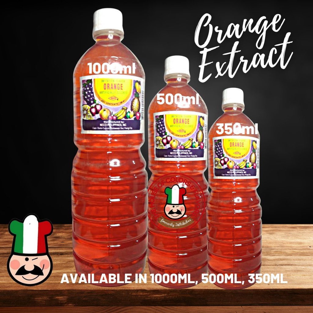 Orange Flavor Extract 350ml 500ml 1000ml Shopee Philippines