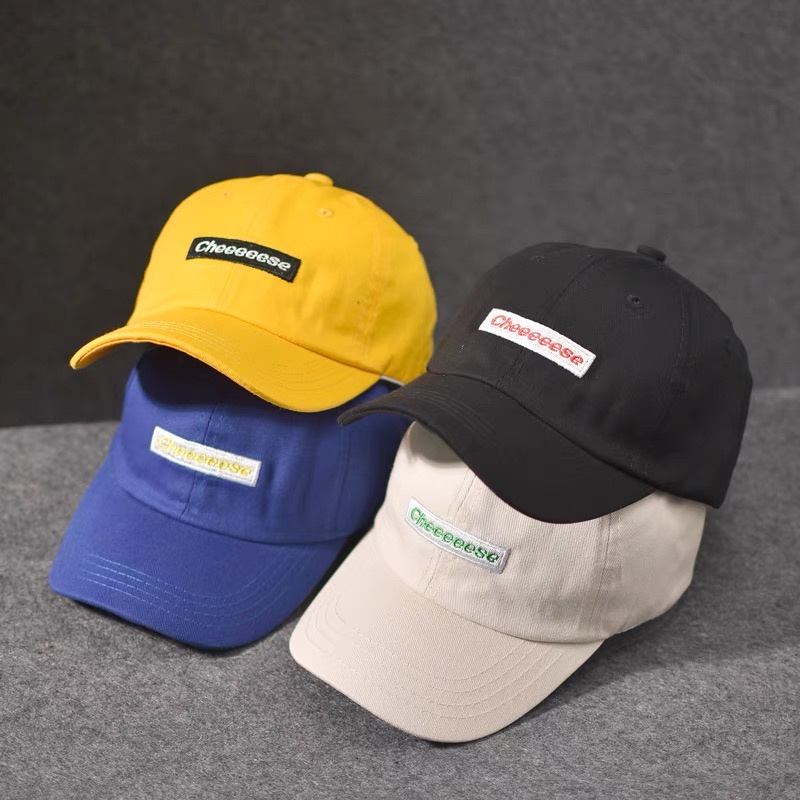 RAINBOWCO Cheese Korean Baseball Cap For Men And Women Unisex Cotton Adjustable Shopee Philippines