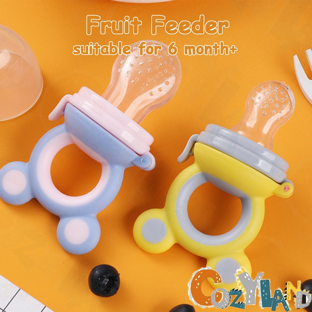Cozyland fruit pacifier for baby feeding BPA free fruit feeder | Shopee ...