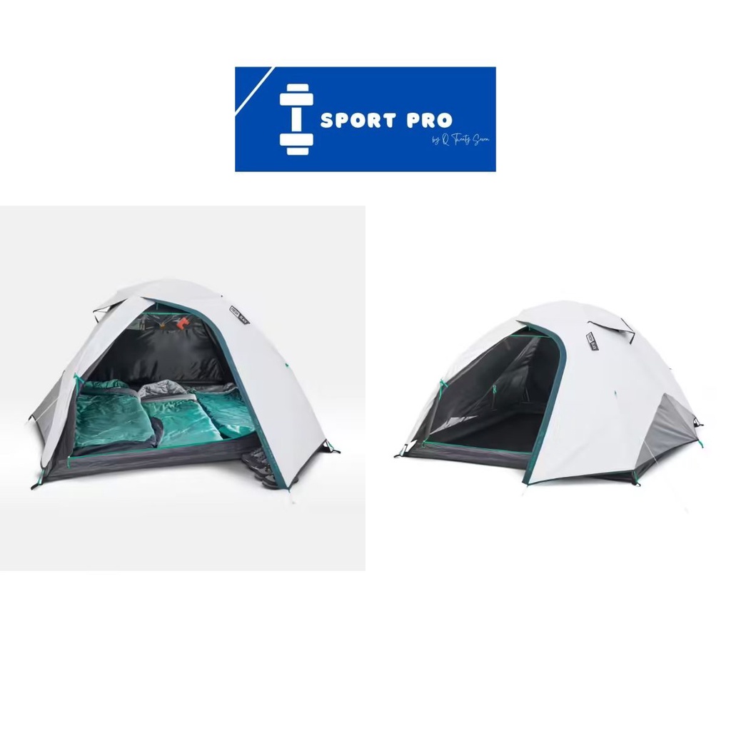 Mh100 Full Size Tent Decathlon Quechua MH100 F&B 3Person Tent