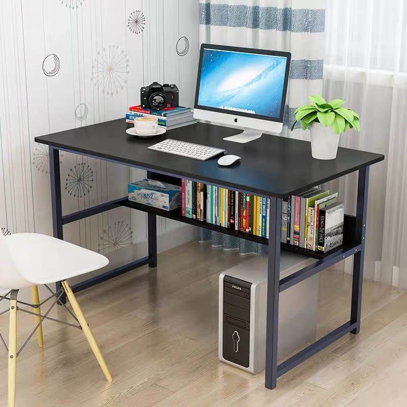 Computer table with shelves desktop table study table office table 120× ...