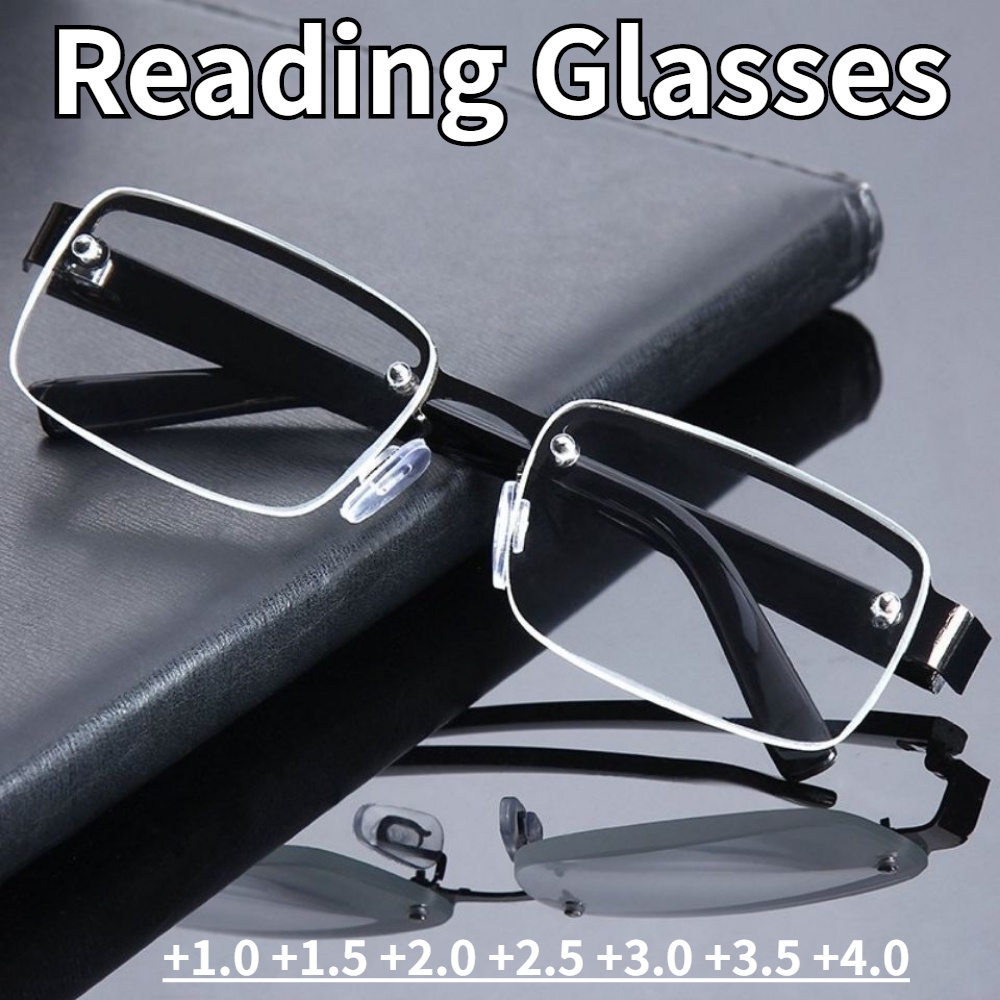 Half frame reading glasses for men and women Shopee Philippines
