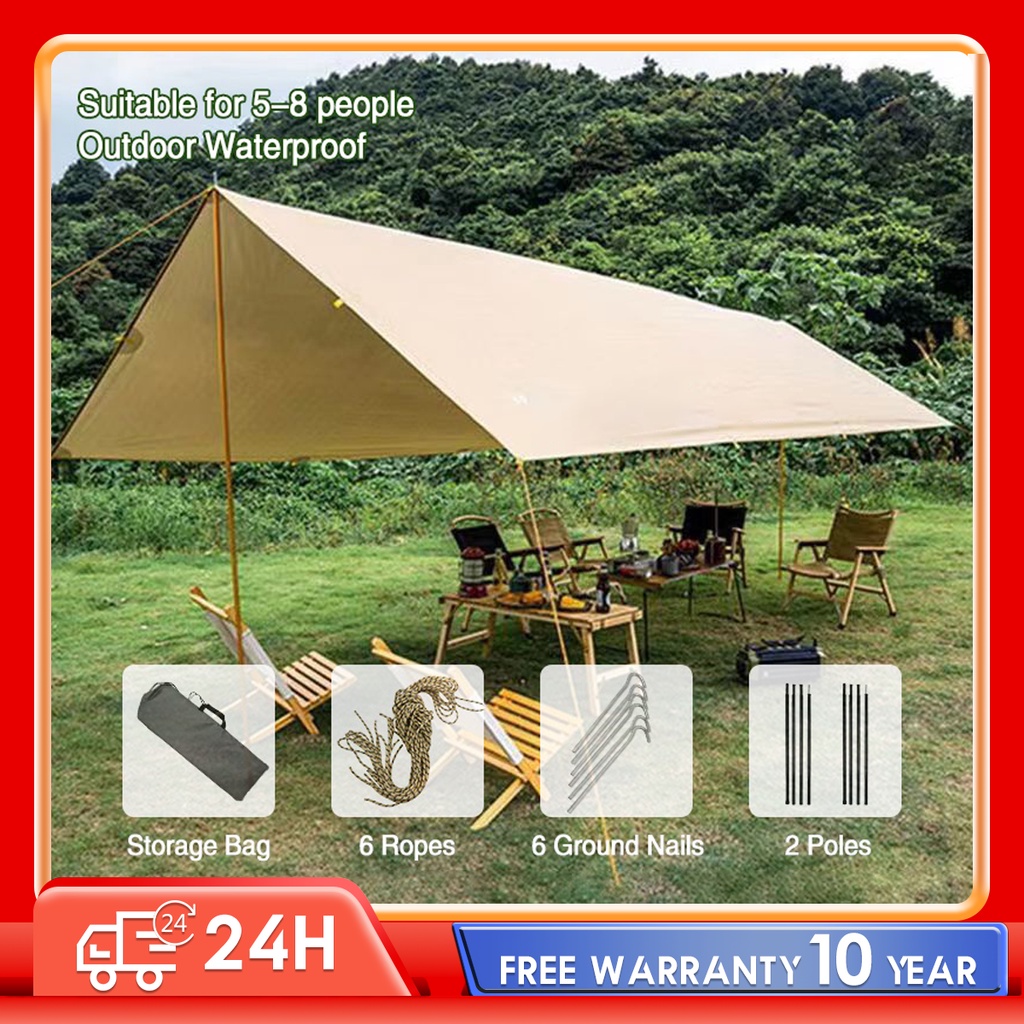 BaseKamp Canopy Tent Awning 3m AntiUv Outdoor Canopy Camping Tent